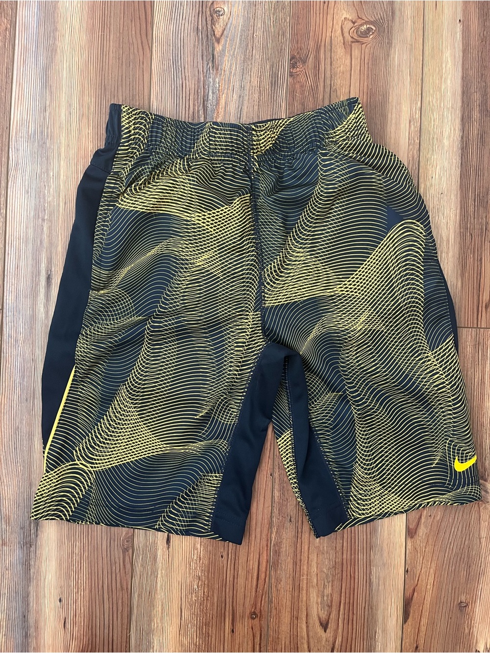 Boy’s Navy & Yellow Performance Nike Shorts